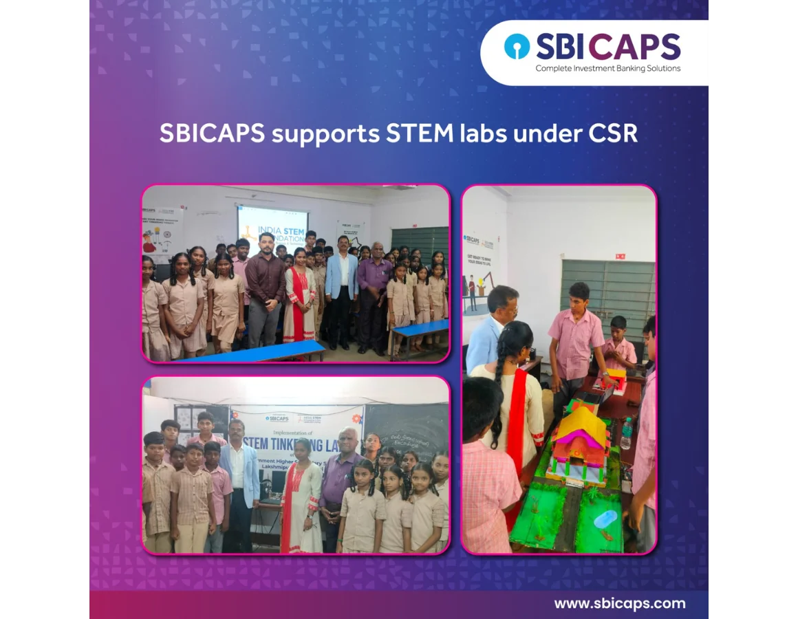 SBICAPS supports STEM Labs under CSR.