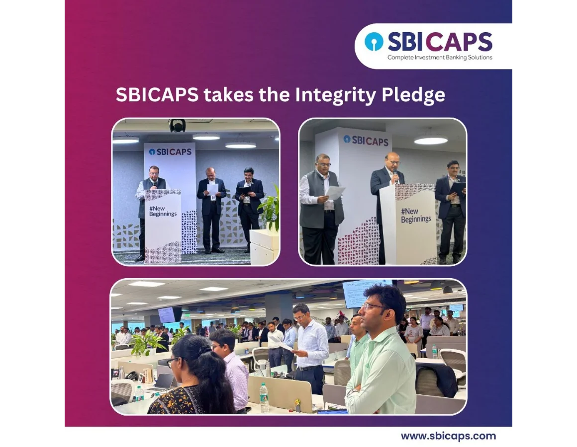 SBICAPS takes the Integrity Pledge