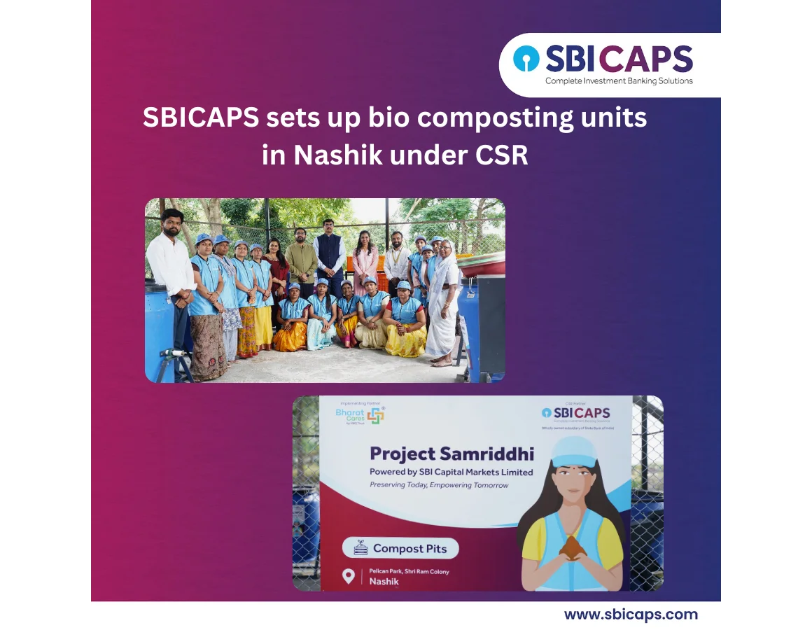 SBICAPS sets up bio compost units in Nashik under CSR